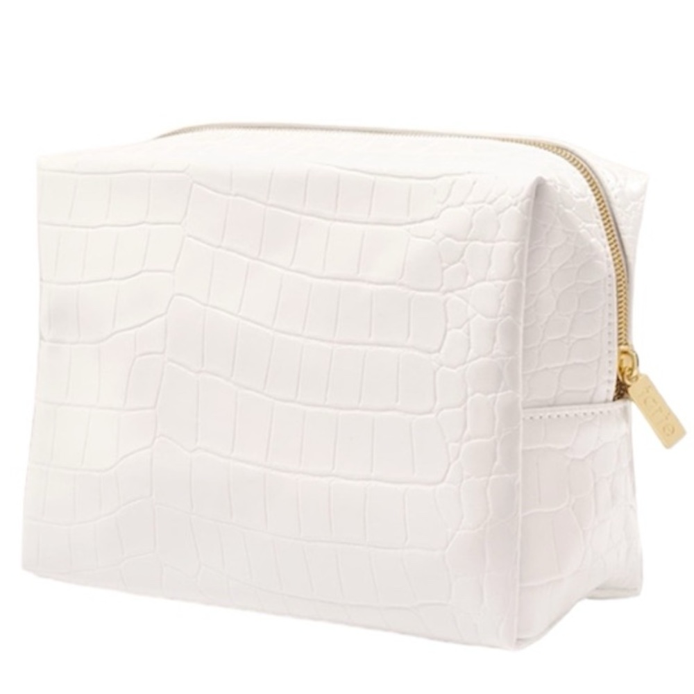 Tarte Go Getter White VEGAN Makeup Bag NWT